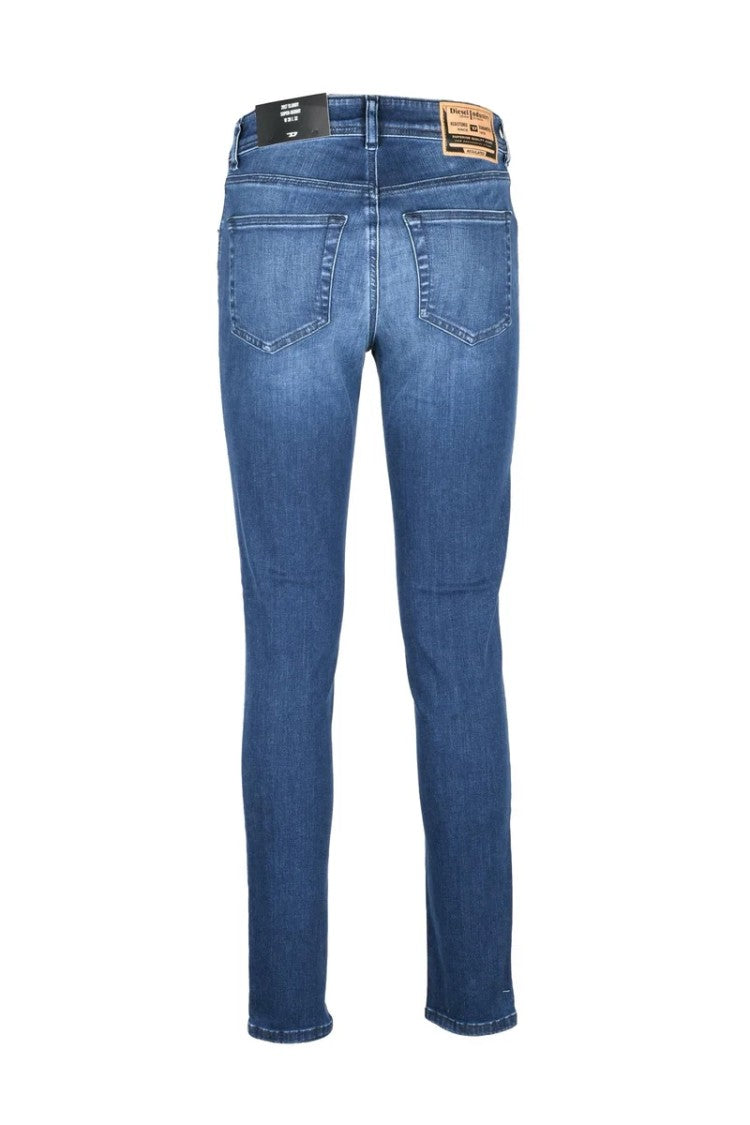 Diesel Blue Faded Stretch Jeans