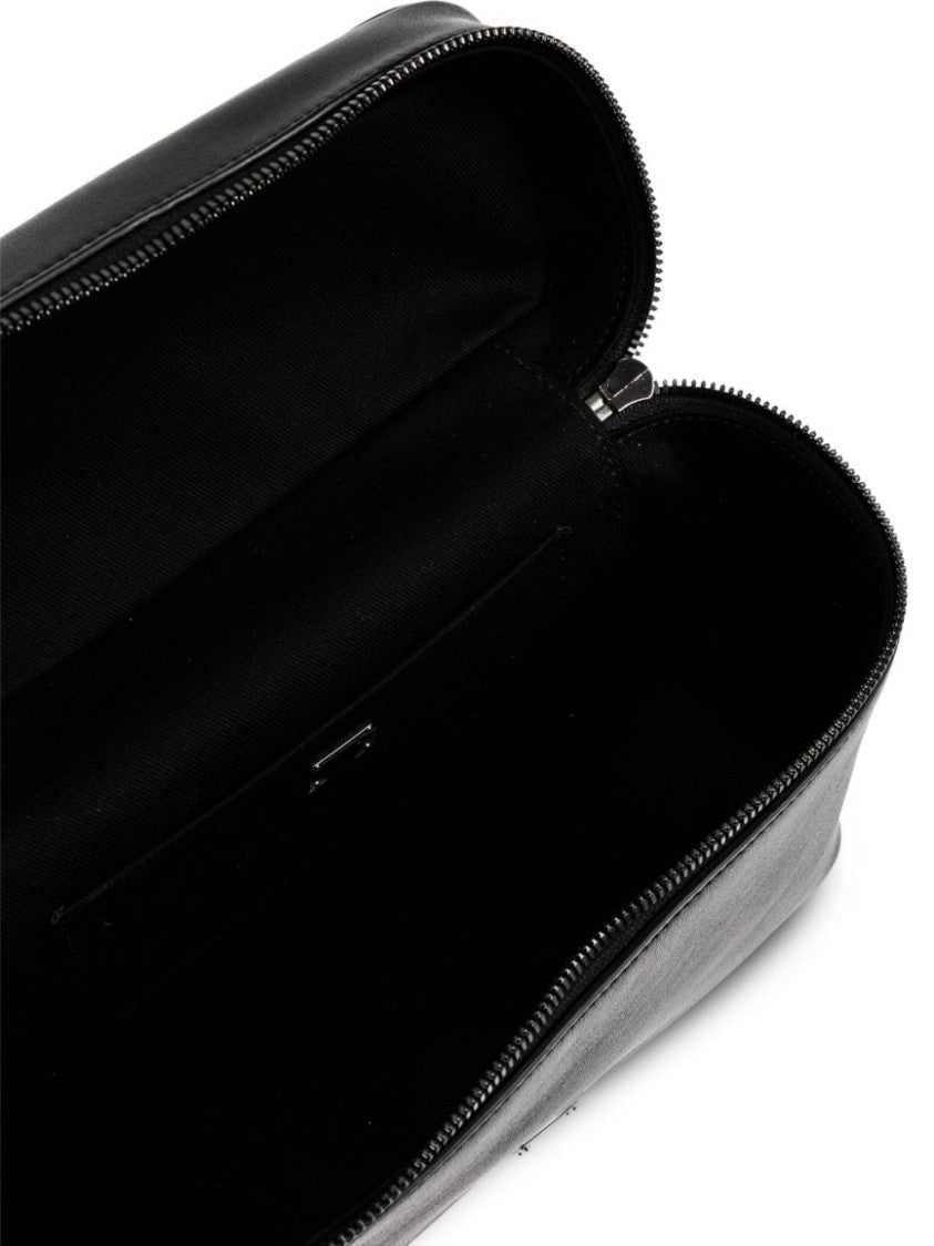 Dolce & Gabbana Structured Black Bag With Top Handle And Zip Closure