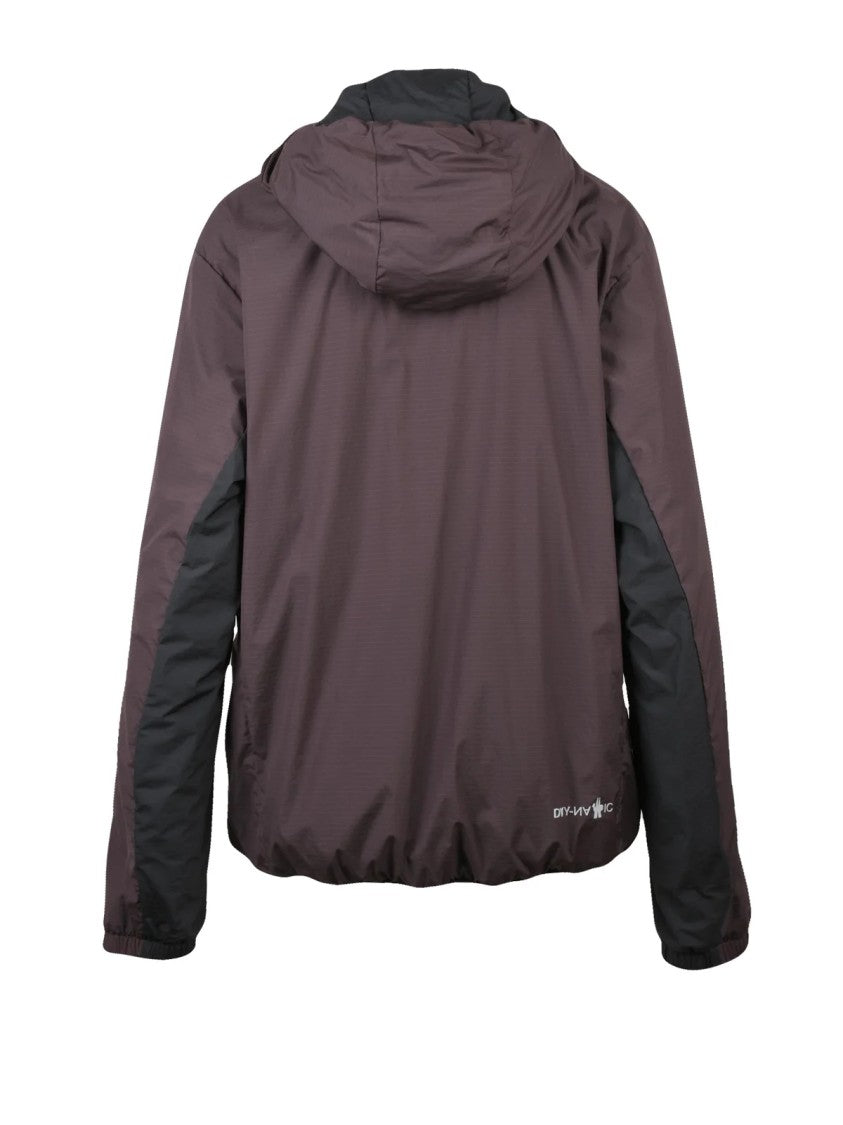 Moncler Grenoble Brown Polyamide Windbreaker Coat
