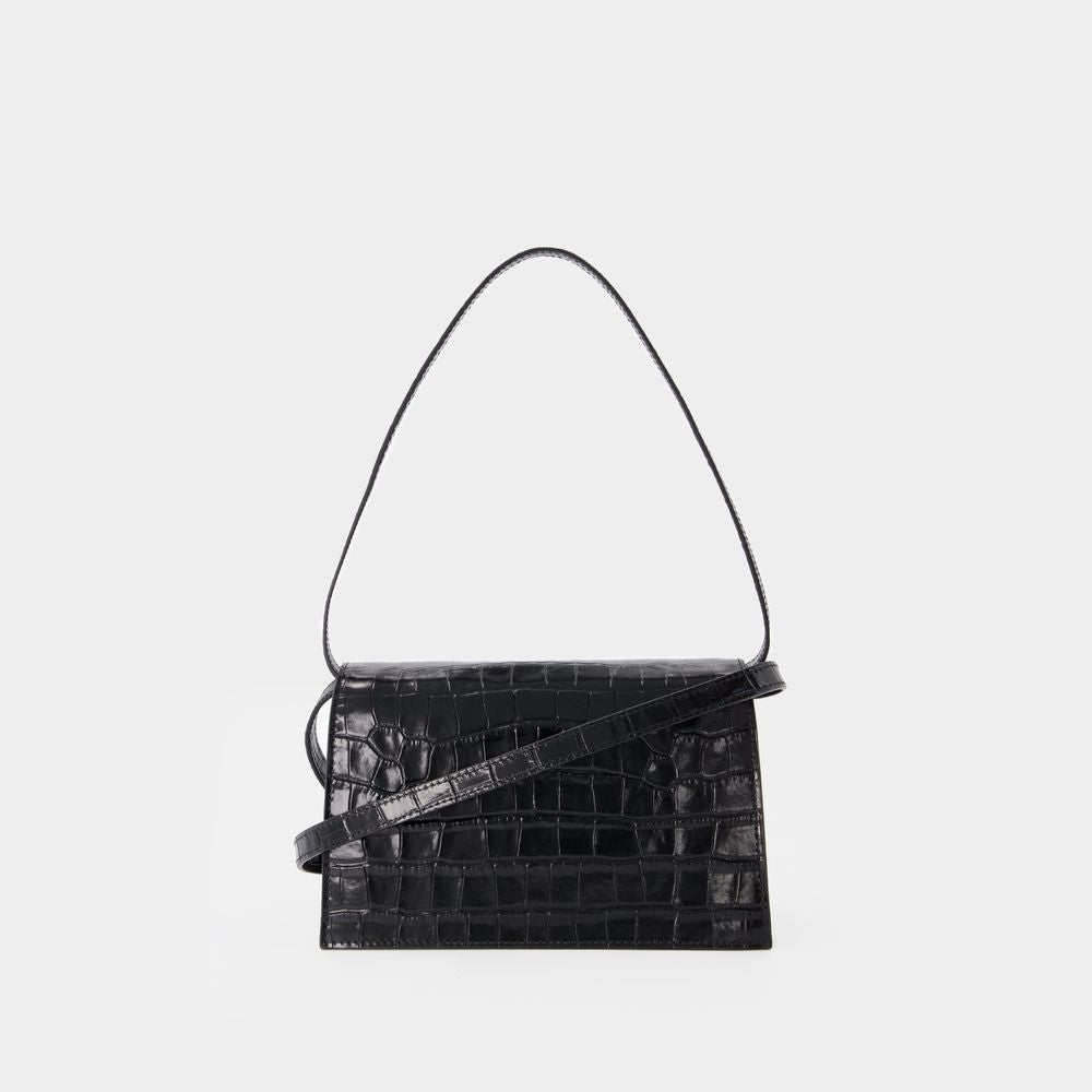 Coperni Mini Folder Bag - Leather - Black