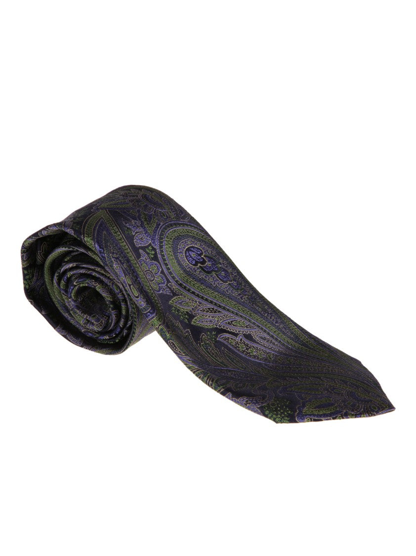 Etro Paisley Pattern Silk Tie