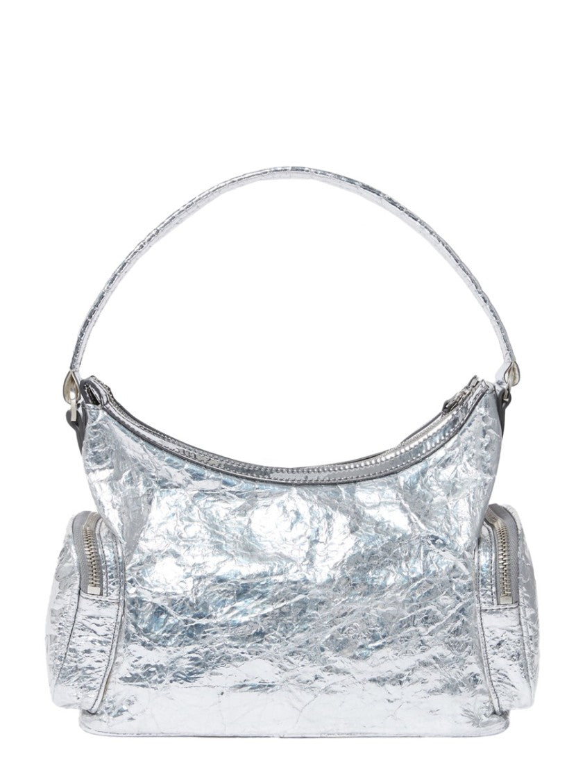 Stella Mccartney Dartmoor Metallic Crinkled Handbag