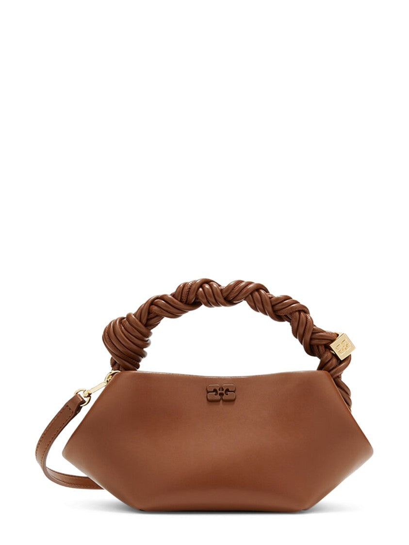 Ganni Braided Handle Geometric Structured Bag