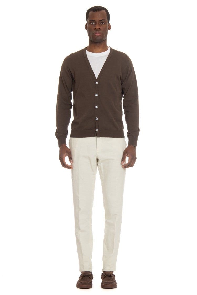 Drumohr Fine Cotton Cardigan