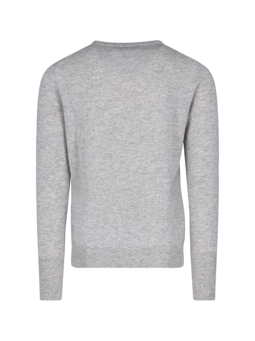 Ballantyne Textured Knit Sweater With Round Neckline