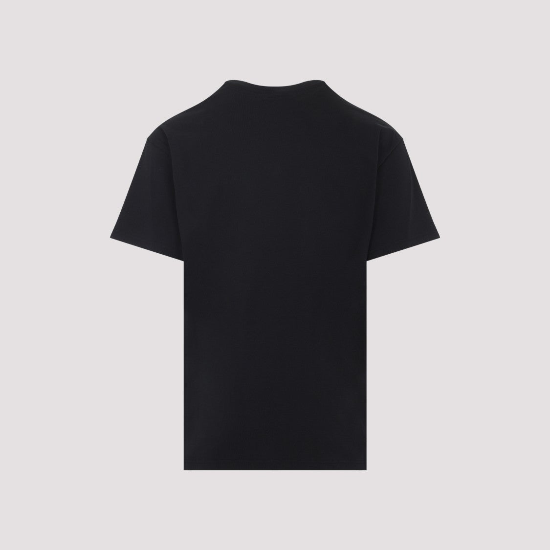 Givenchy Classic Black Cotton T-Shirt With Subtle Patch Detail