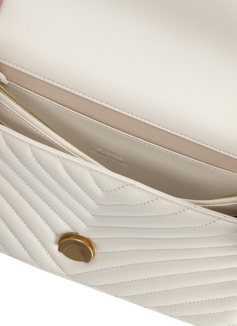 Pinko Ivory Love One Bag