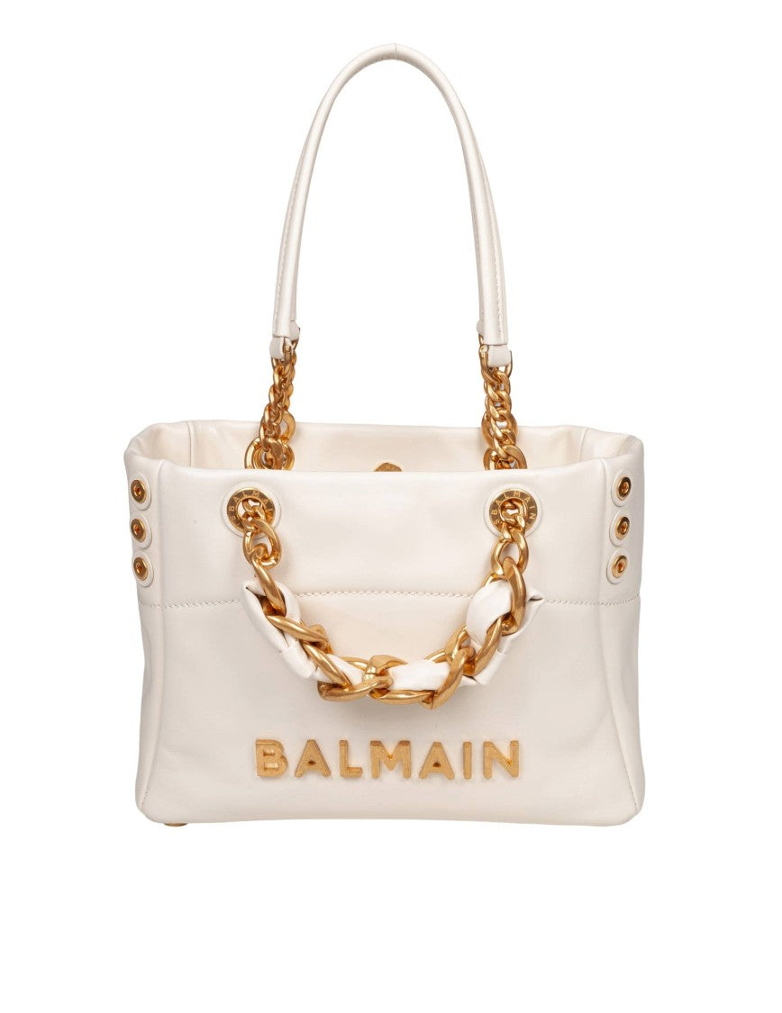 Balmain 1945 Soft Small Calfskin Handbag