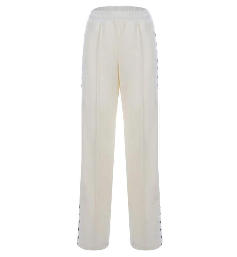 Golden Goose Technical Fabric Jogging Pants With Grosgrain Band And Star Accents