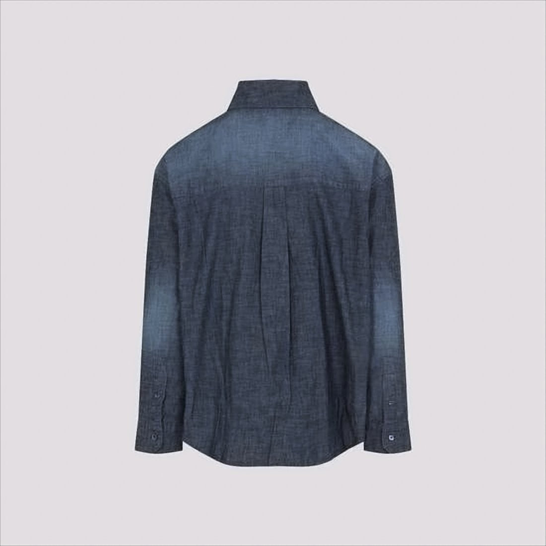 Loewe Subtle Gradient Long-Sleeve Shirt With Intricate Embroidery