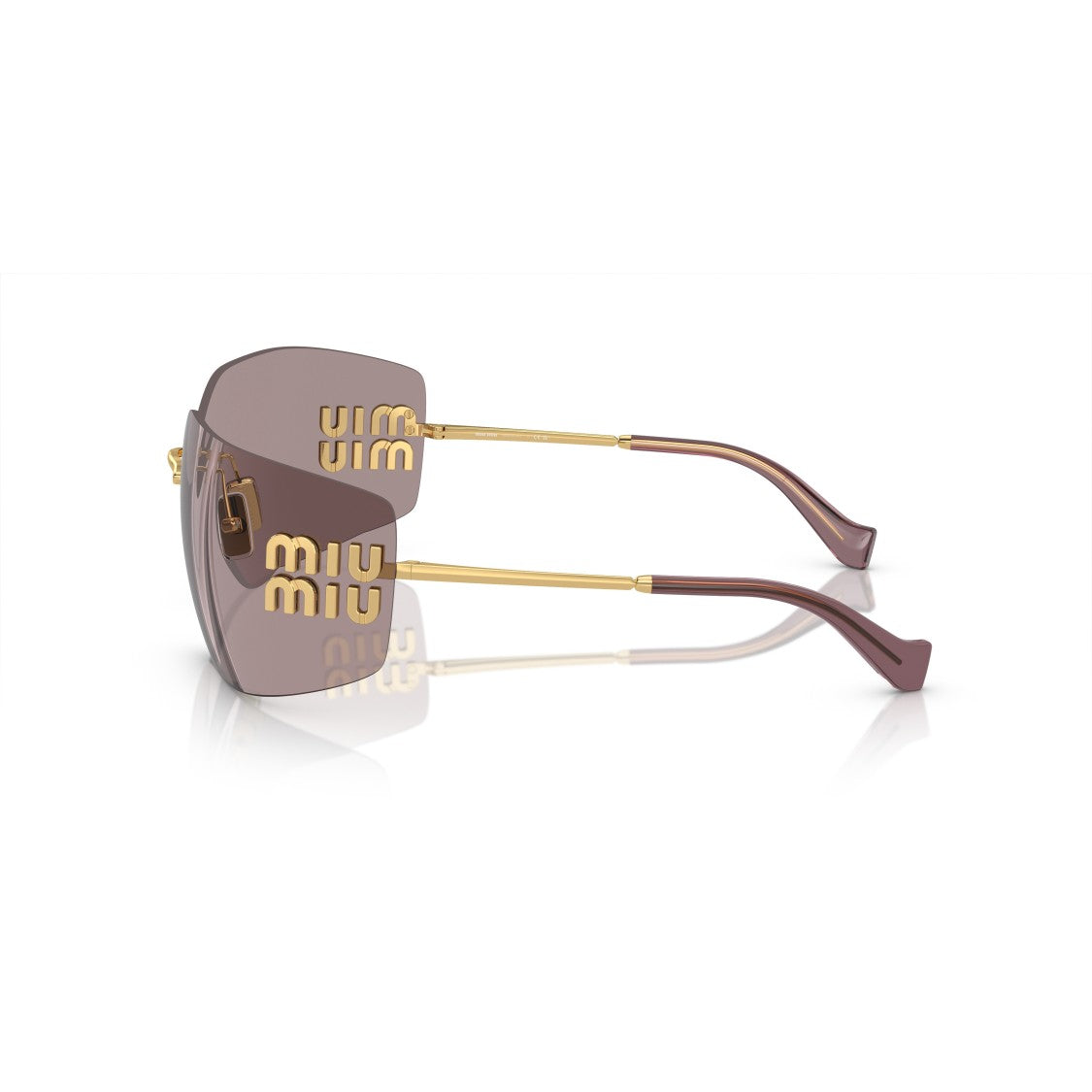 Miu Miu 0Mu 54Ys Rimless Sunglasses