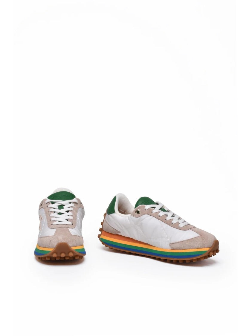 Salvatore Ferragamo White Leather Sneakers