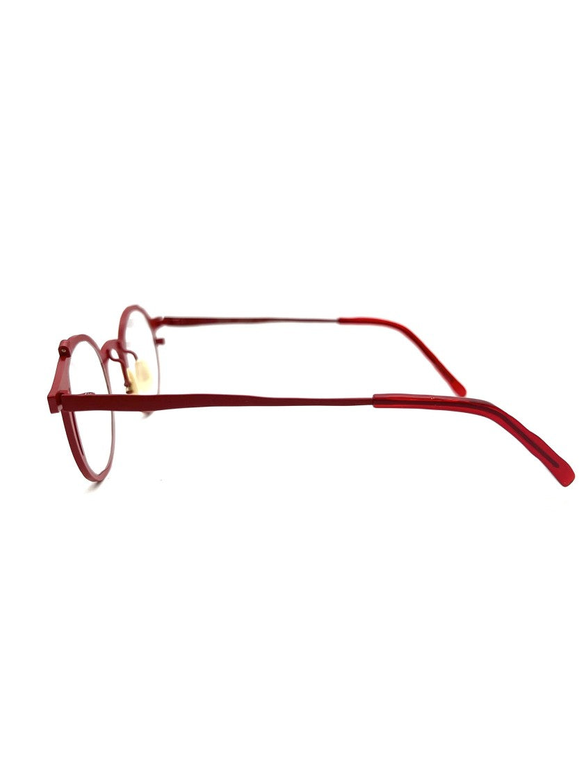 Masahiromaruyama Red Mm/0076 No.3 Metal Round Frames