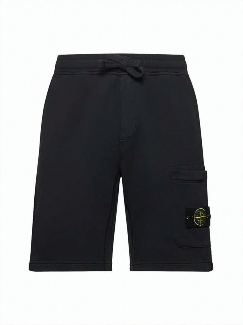 Stone Island Relaxed-Fit Shorts With Elastic Waistband
