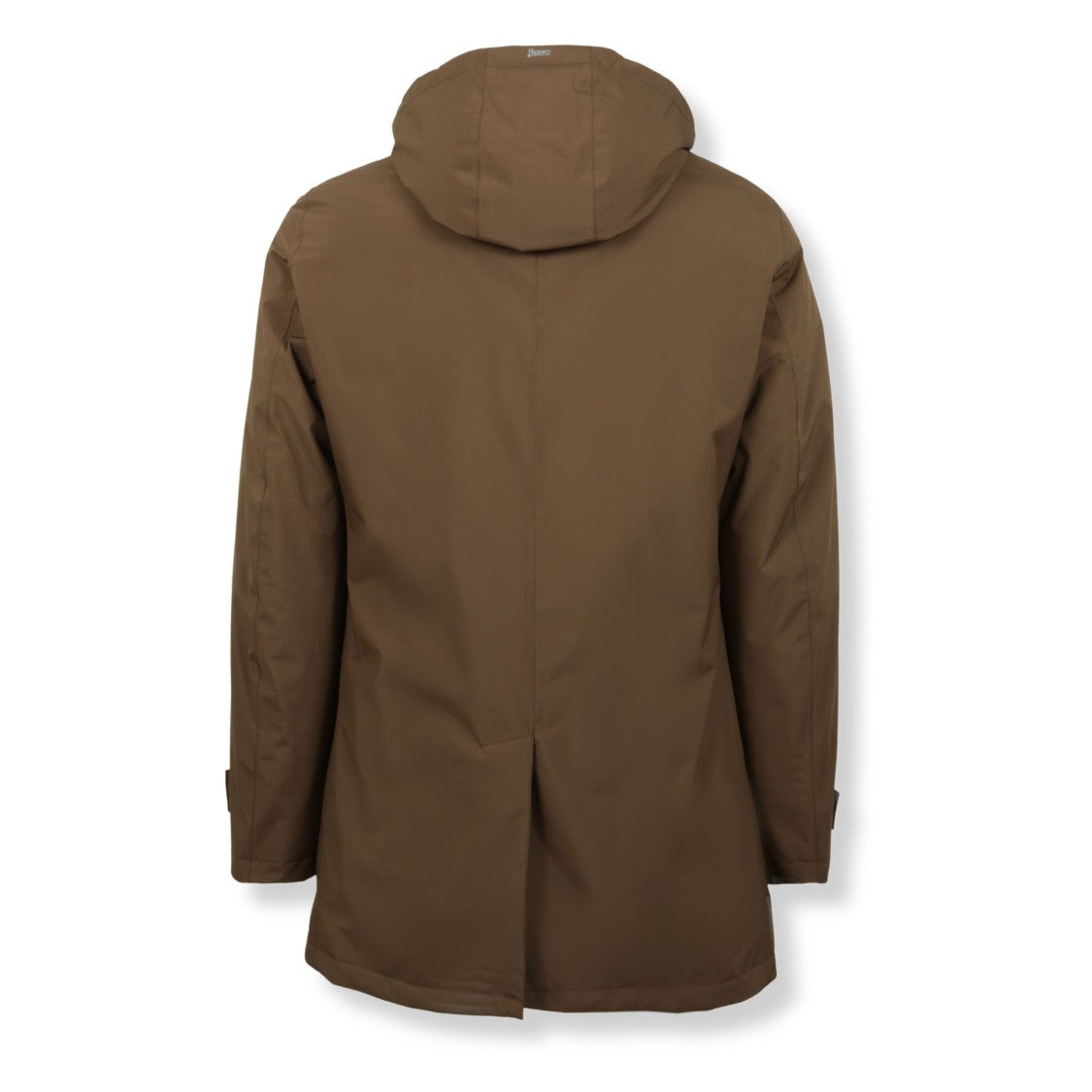 Herno Medium-Length Hooded Puffer Jacket With Streamlined Silhouette