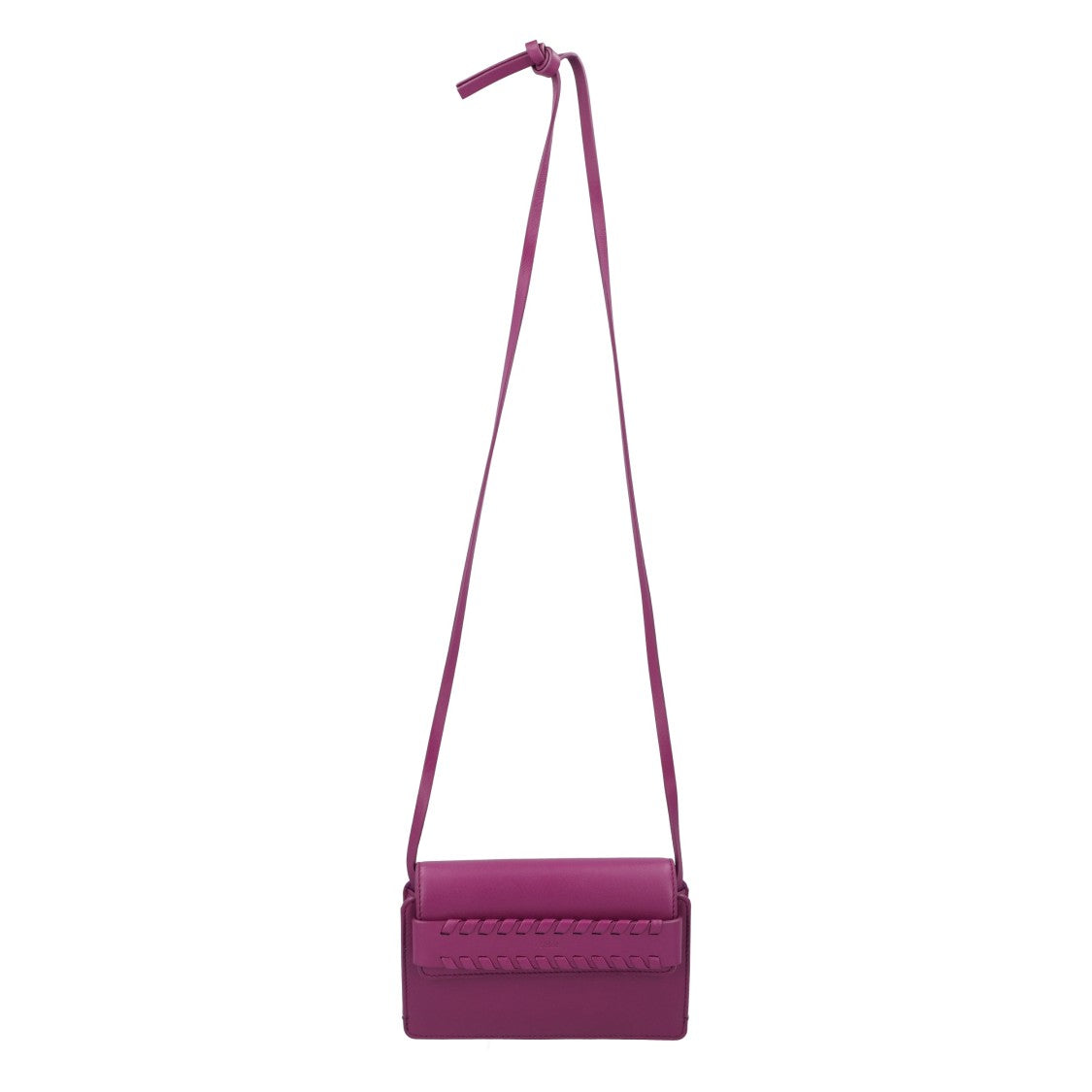 Chloé Shoulder Bag With Braided Detail Purple