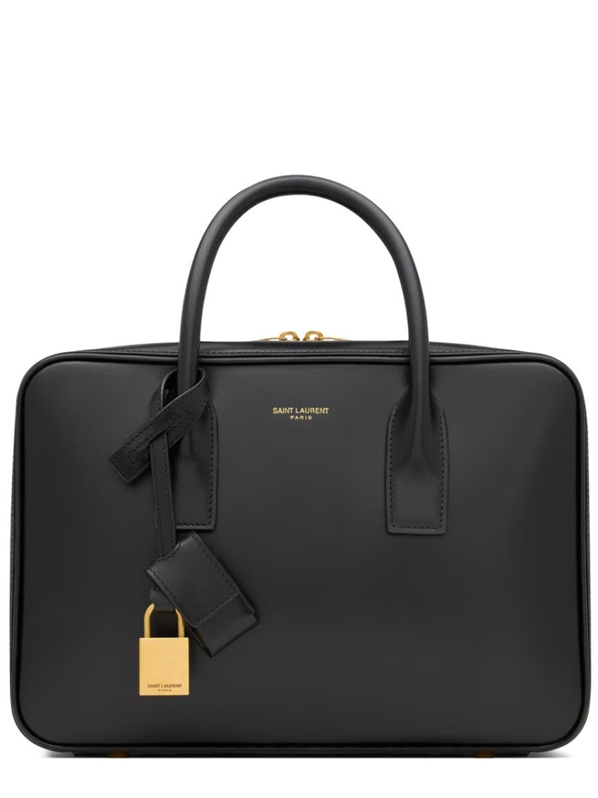 Saint Laurent Sac De Jour Gold Hardware Shoulder Bag