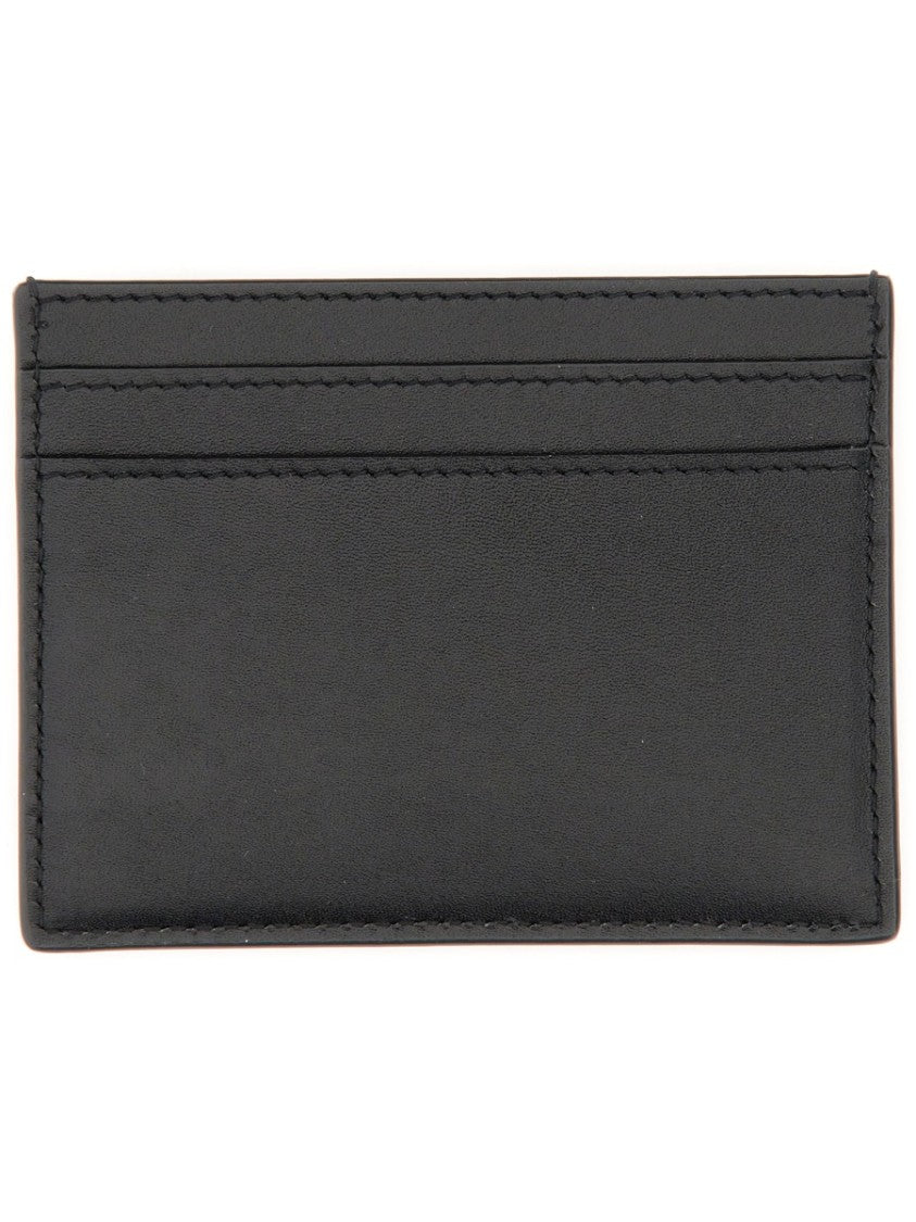 Saint Laurent Rectangular Cardholder In Smooth Calf Leather