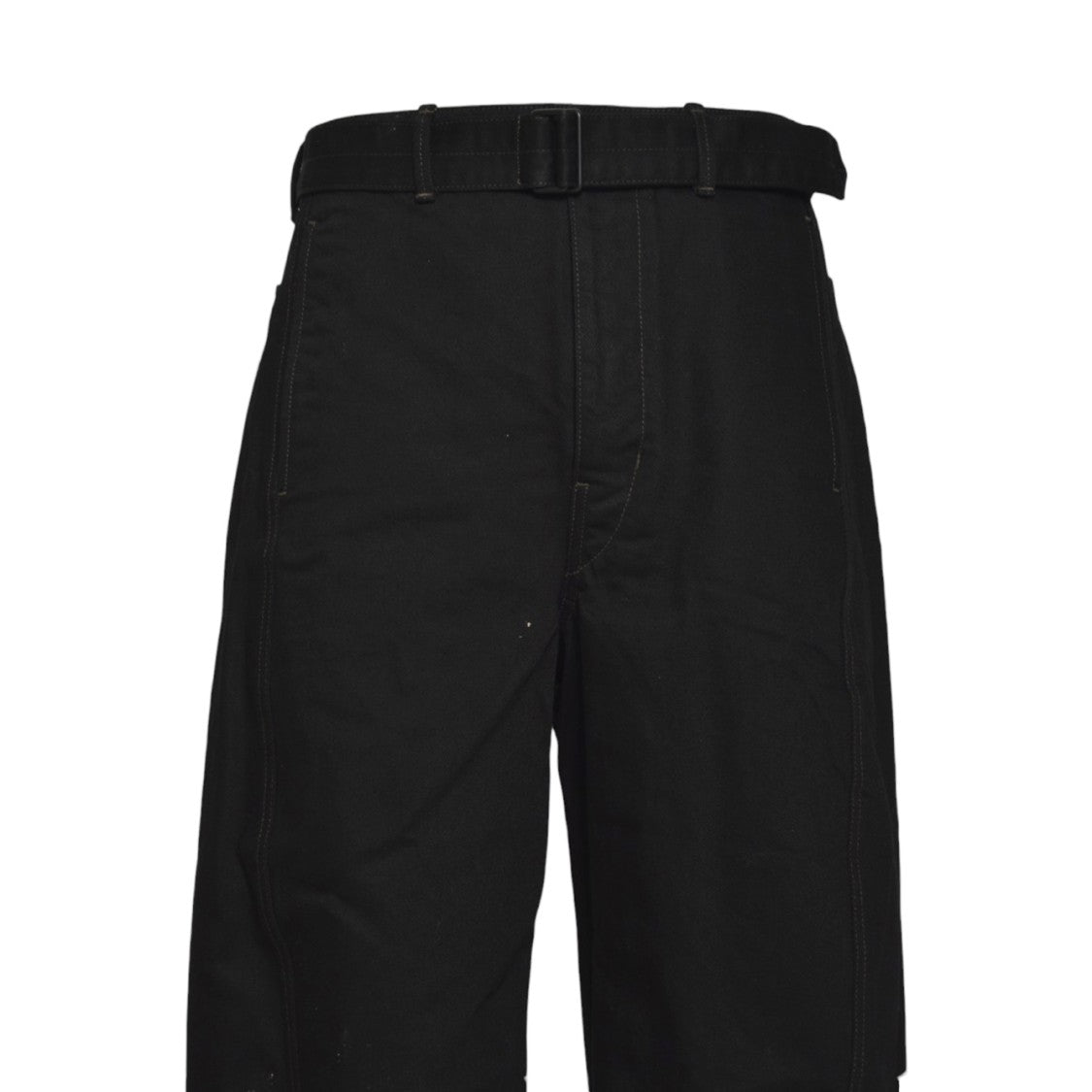 Lemaire Wide-Leg Trousers With High Waist And Fabric Belt