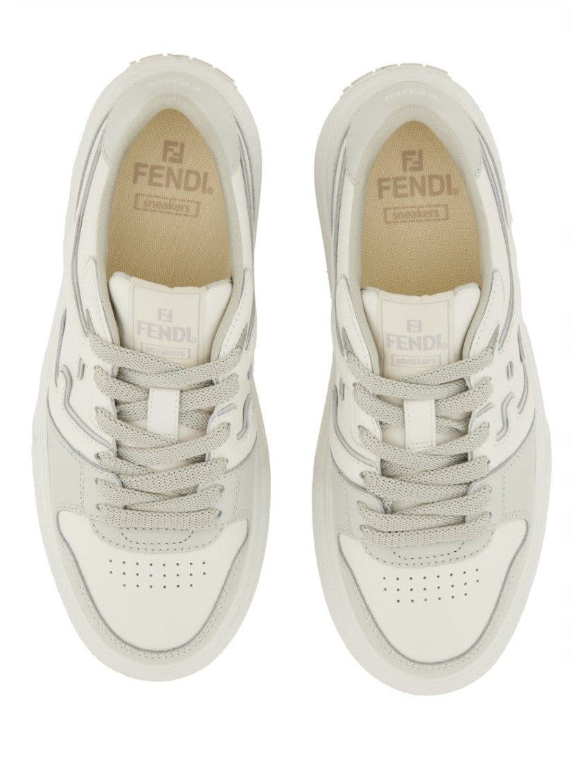 Fendi "Fendi Match" Lace-Up Sneaker