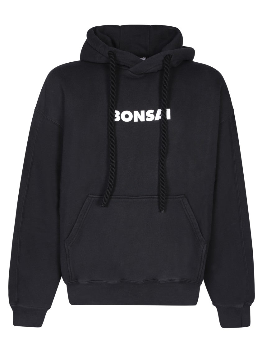 Bonsai Classic Black Cotton Sweatshirt