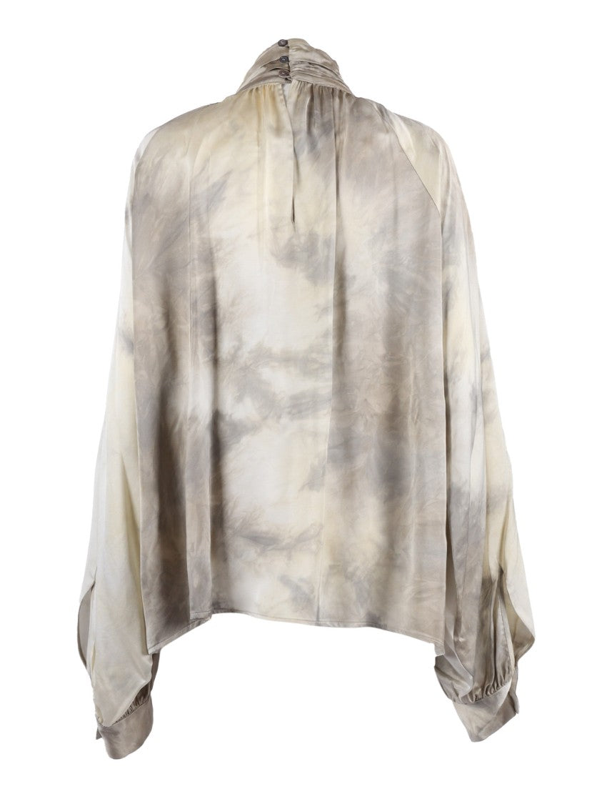 Ballantyne Pointed Collar Shirt With Button-Down Front