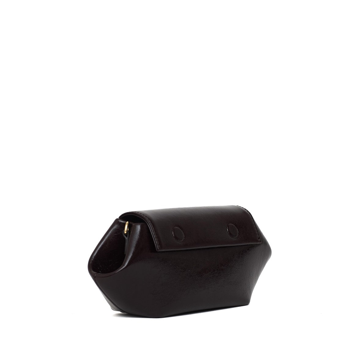 Ganni East/West Deep Shine Magnetic Shoulder Bag