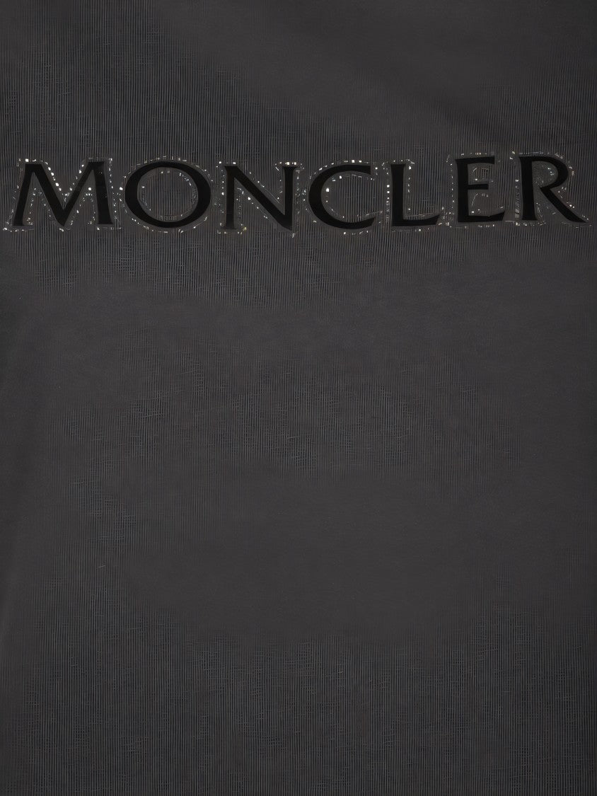 Moncler Relaxed Fit T-Shirt With Bold Logo Design