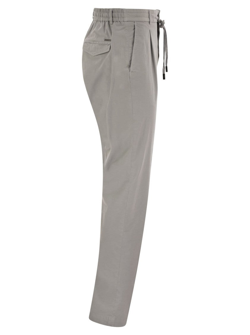 Peserico Stretch Cotton Gabardine Jogger