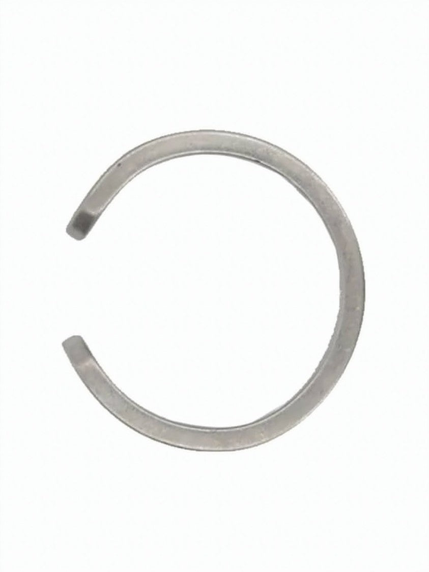 Maison Margiela Wide Silver Band Ring With Embossed Details