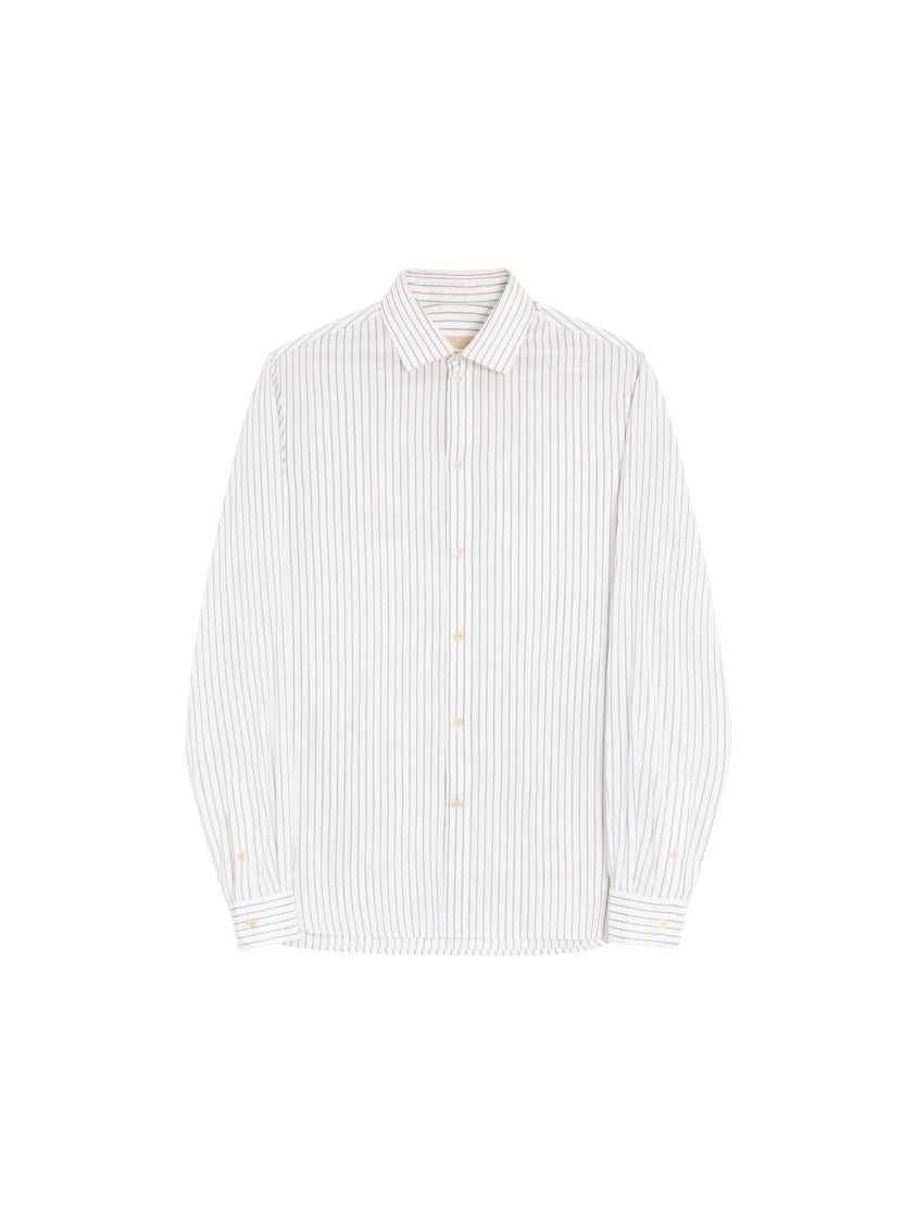 Valentino Striped Cotton-Silk Shirt