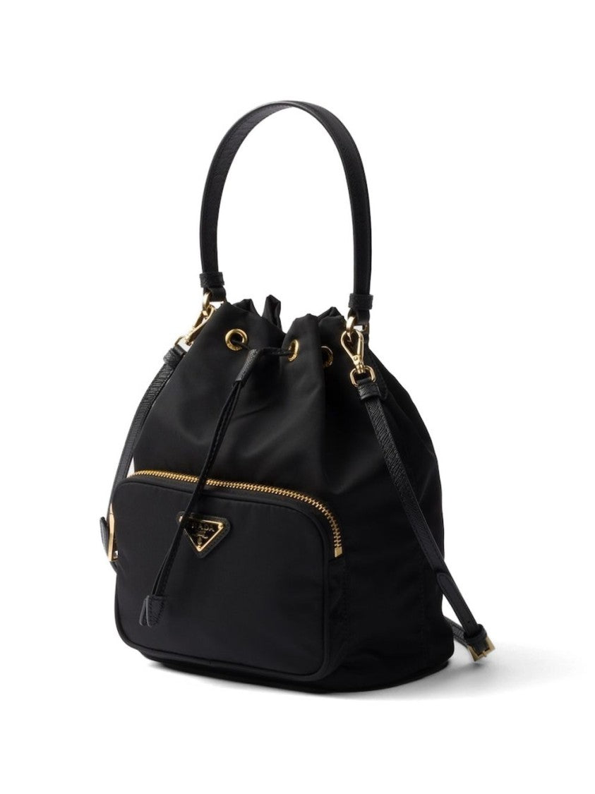 Prada Black Prada Duet Re-Nylon Bucket Bag