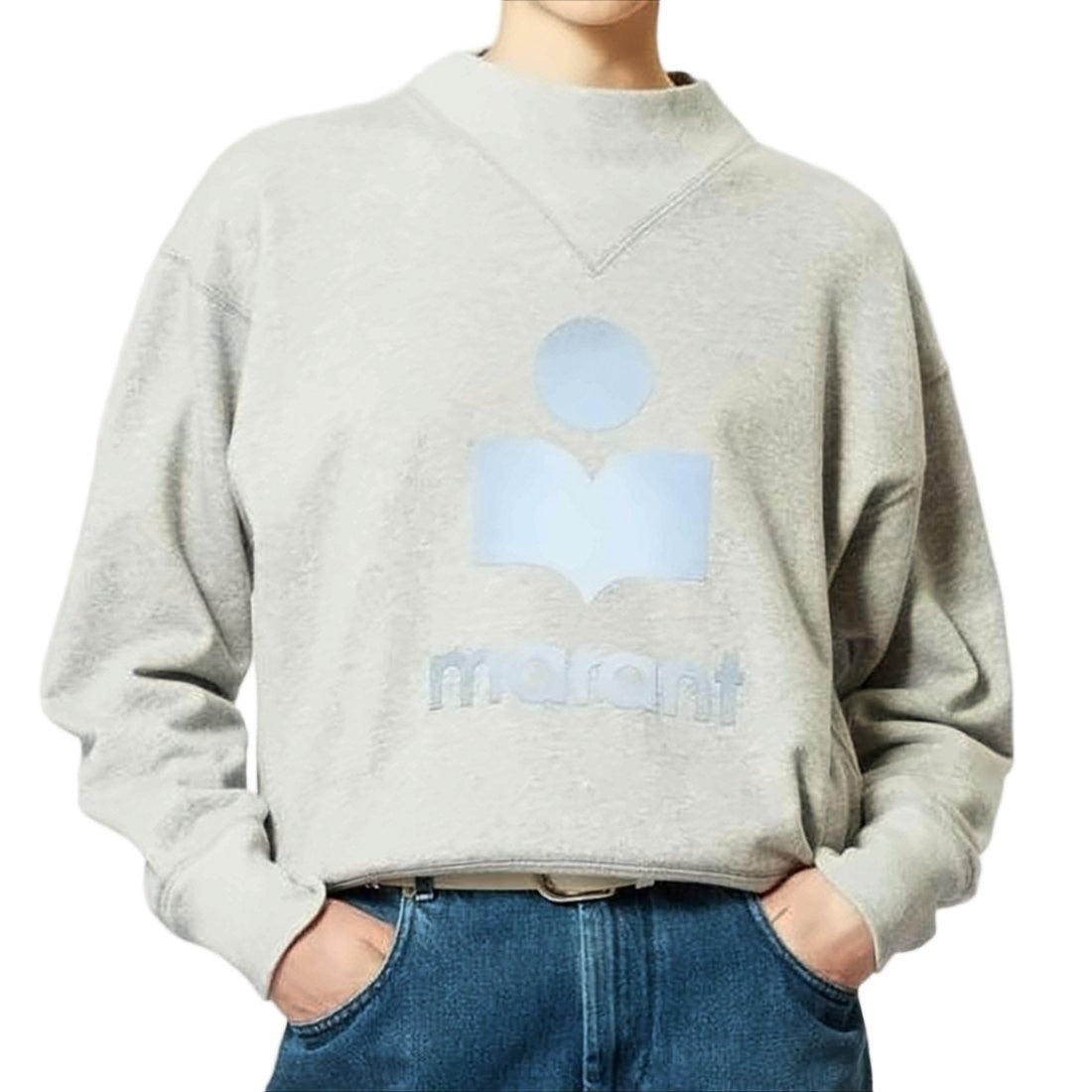Isabel Marant Relaxed Fit Long-Sleeve T-Shirt With Unique Neckline