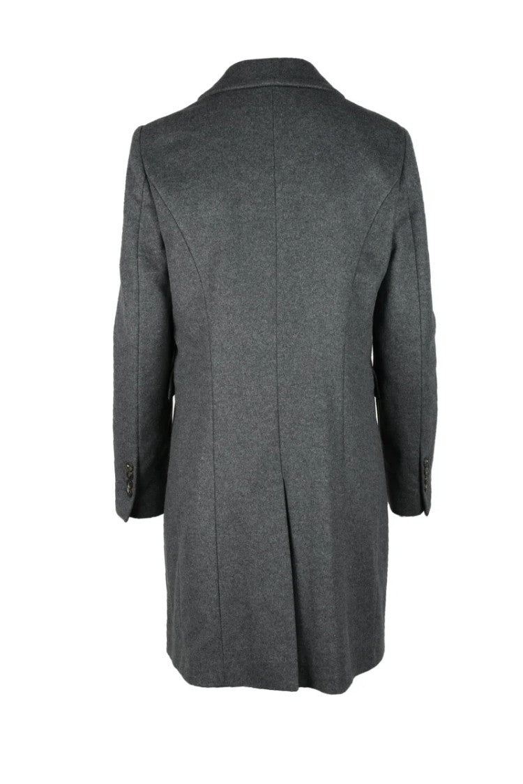 Annie Paris Wool And Cashmere Coat - Grey