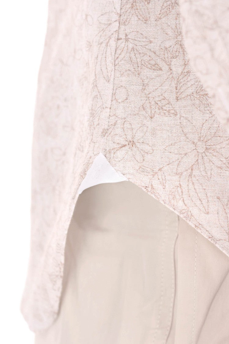 Barba Dandylife Floral Linen-Cotton Casual Shirt