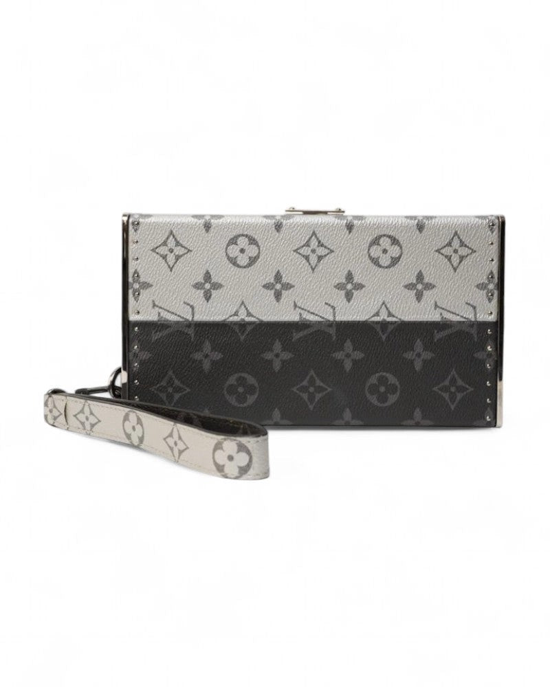 Louis Vuitton Trunk Clutch Pm With Monogram Eclipse Pattern