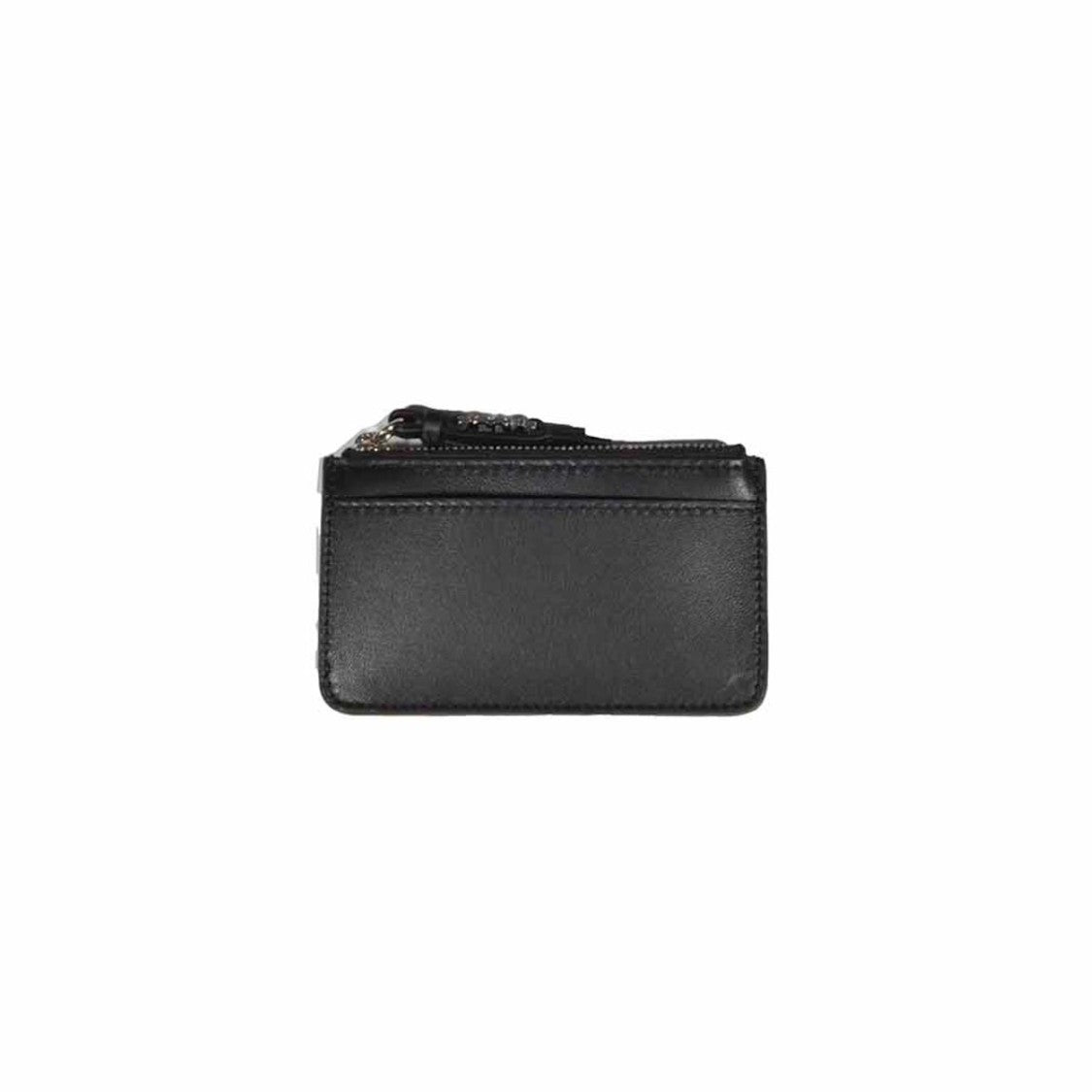 Dsquared2 Black Genuine Leather Icon Evening Cardholder