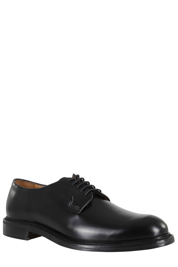 John Spencer Derby Model Polished Lace-Up Shoe