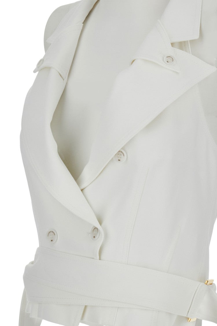 Elisabetta Franchi Double-Breasted Sleeveless Vest
