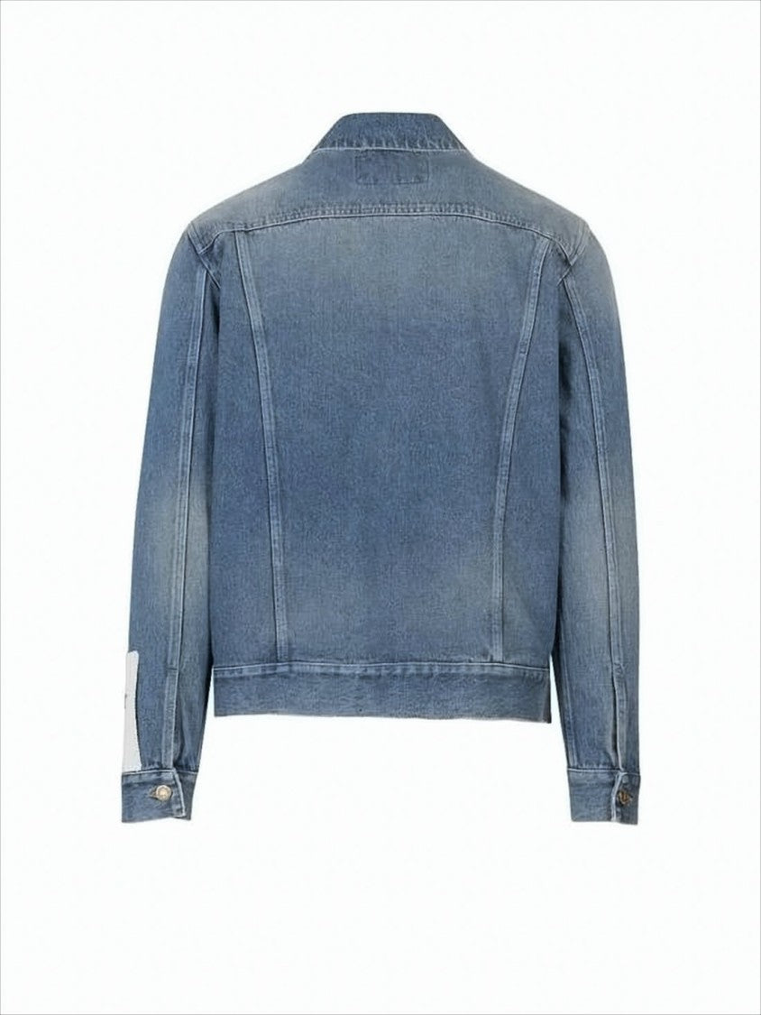 Golden Goose Denim Jacket With Classic Design And Structured Collar