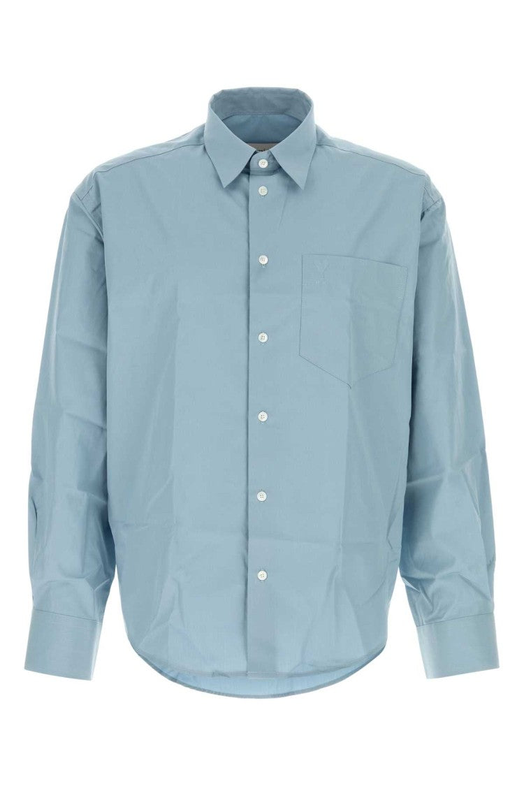 Ami Light Blue Poplin Shirt