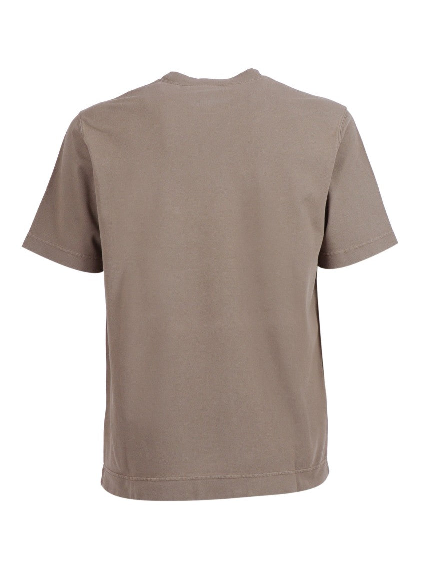 Circolo 1901 Taupe Relaxed Crew T-Shirt