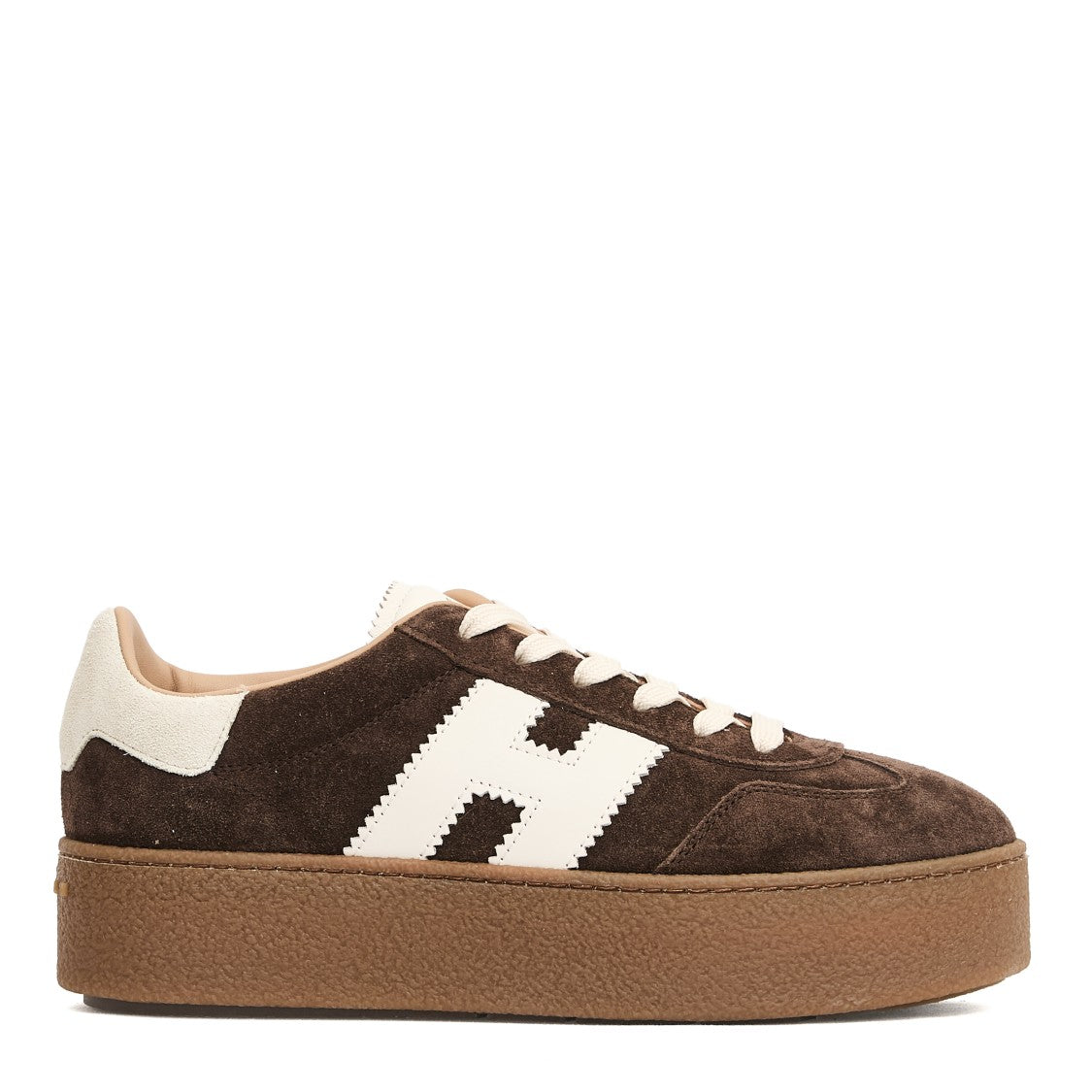 Hogan H698 Brown Suede Sneakers