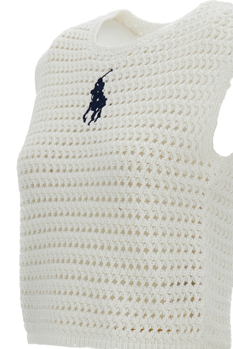 Polo Ralph Lauren Crochet Cotton Vest