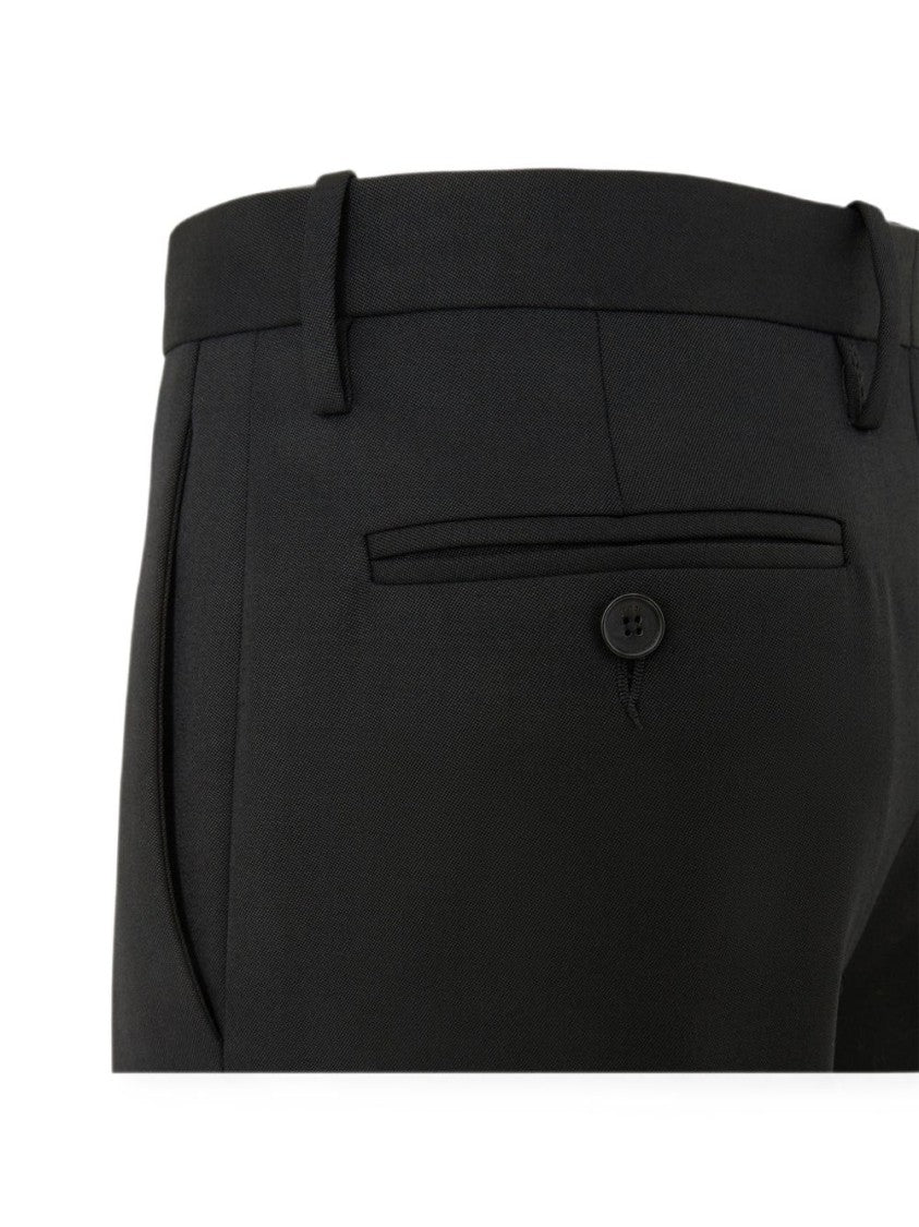Fendi Grain De Poudre Pressed-Crease Trousers