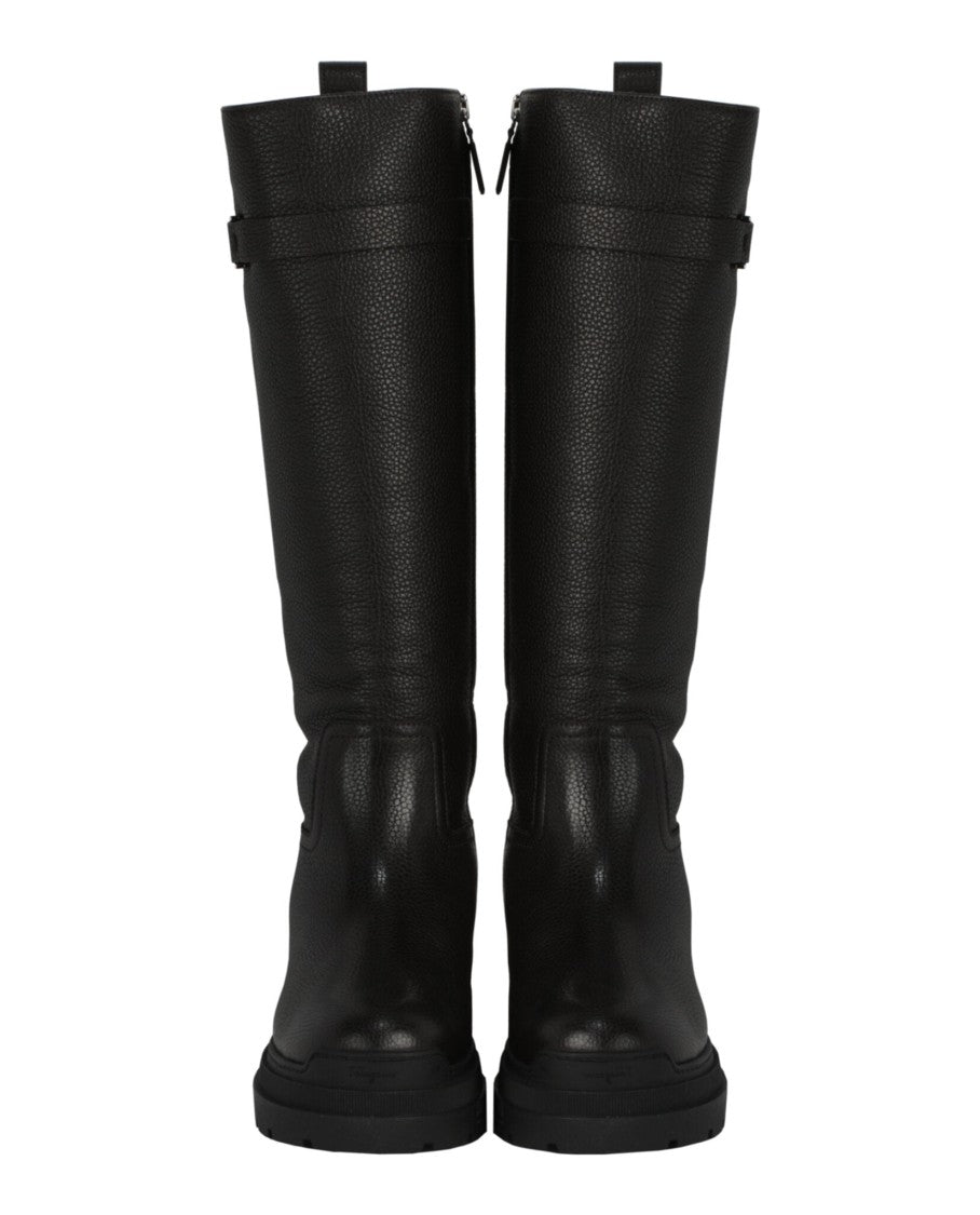 Ferragamo Ryder F Knee-High Boots