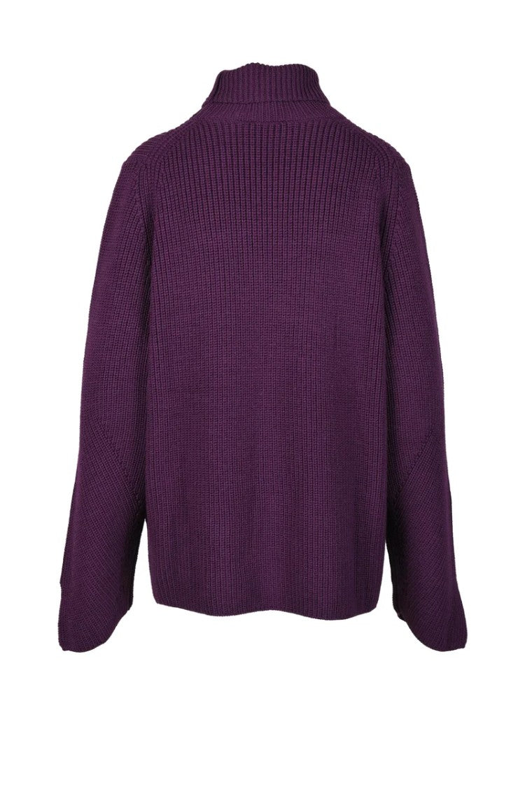 Forte Forte Wool And Elastane Sweater - Purple