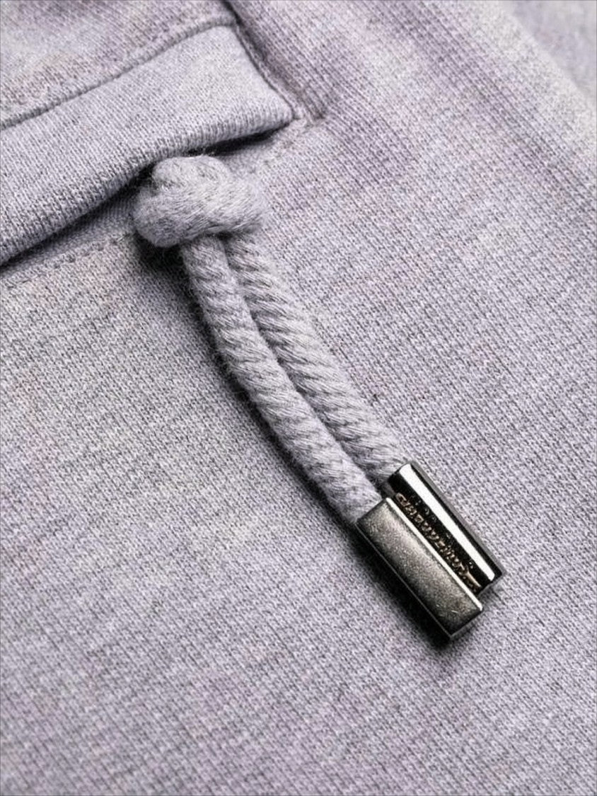 Jacquemus Relaxed Fit Light Grey Cotton Sweatpants