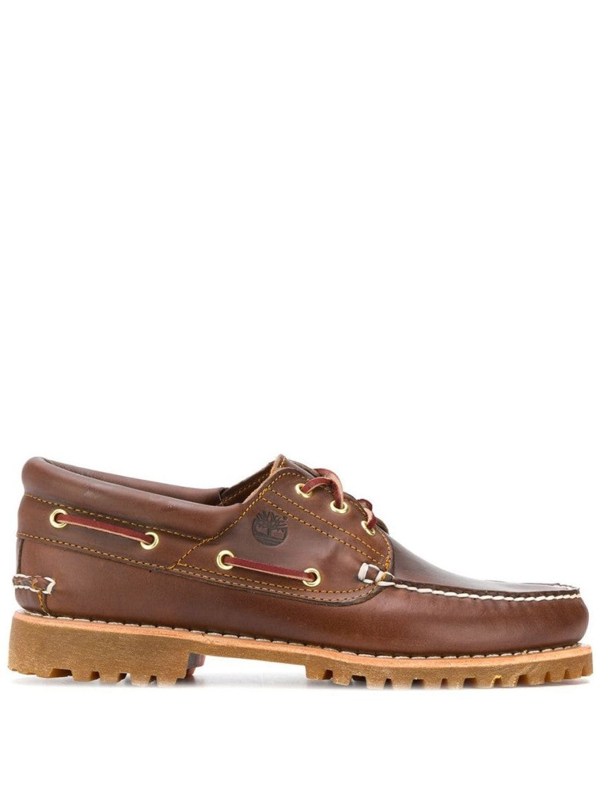 Timberland Brown Leather Boat Shoes