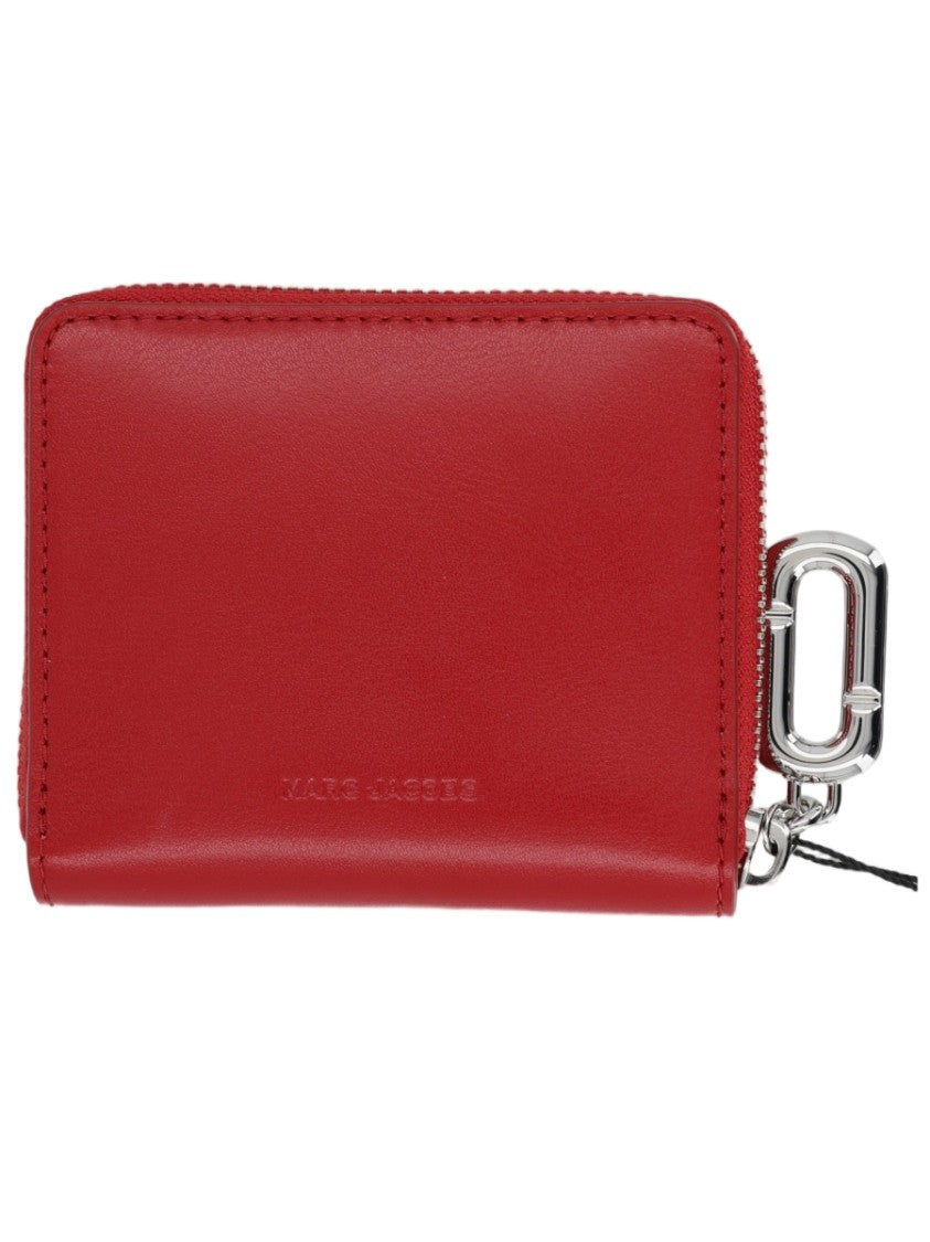 Marc Jacobs Multicolor Silver-Tone Zipper Zip-Around Wallet